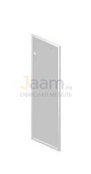 Мебель для персонала Дверь стеклянная средняя в алюминиевой раме R-04.1